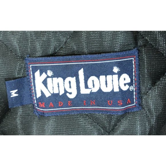 NEW Club Dance King Louie Union Tag Bomber Jacket Mens Size Medium TNN Snap Up - Picture 7 of 12